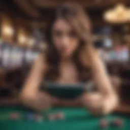 A gamer immersed in a mobile game that offers cash rewards.