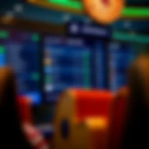 A modern sportsbook interface showcasing various betting options.