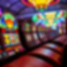 Vibrant display of grandslots interface with captivating graphics