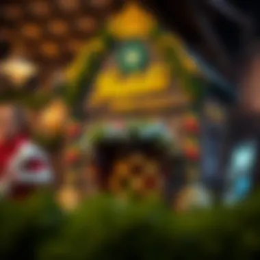 Artistic rendering of thematic elements in Heidi Bier Haus