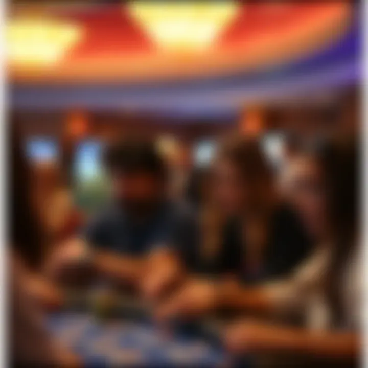 Community event promoting responsible gambling practices