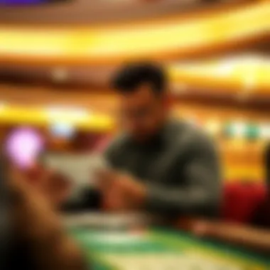 Strategic Analysis of Keno Player analyzing Keno strategies with charts and notes