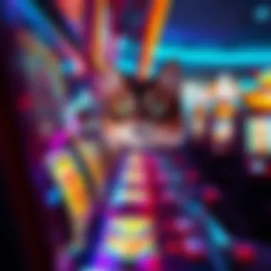 Colorful display of the Kitty Glitter slot machine