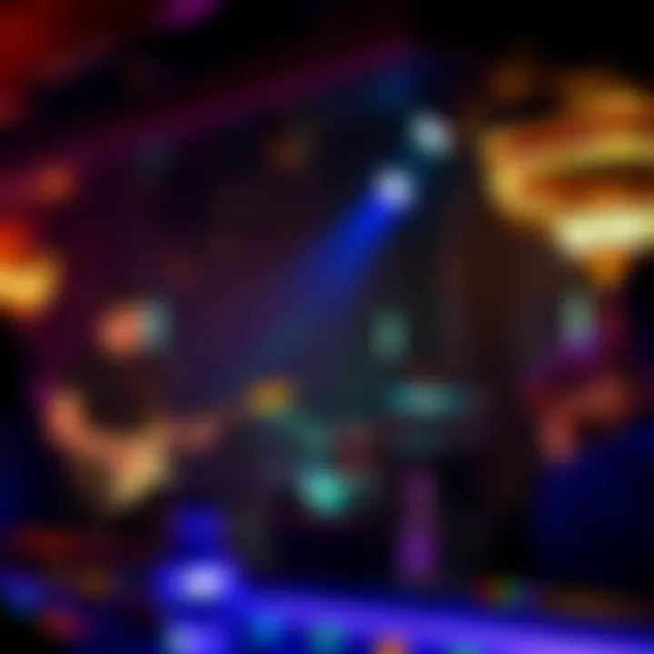 A local band performing live, showcasing the diverse musical offerings of the Las Vegas nightlife