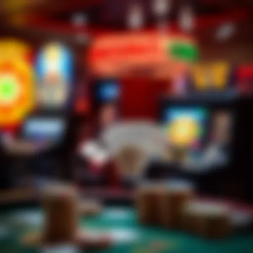 An illustration representing a diverse range of money-making games