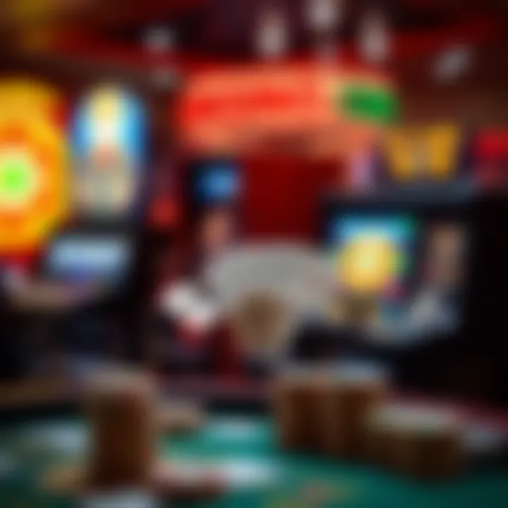 An illustration representing a diverse range of money-making games