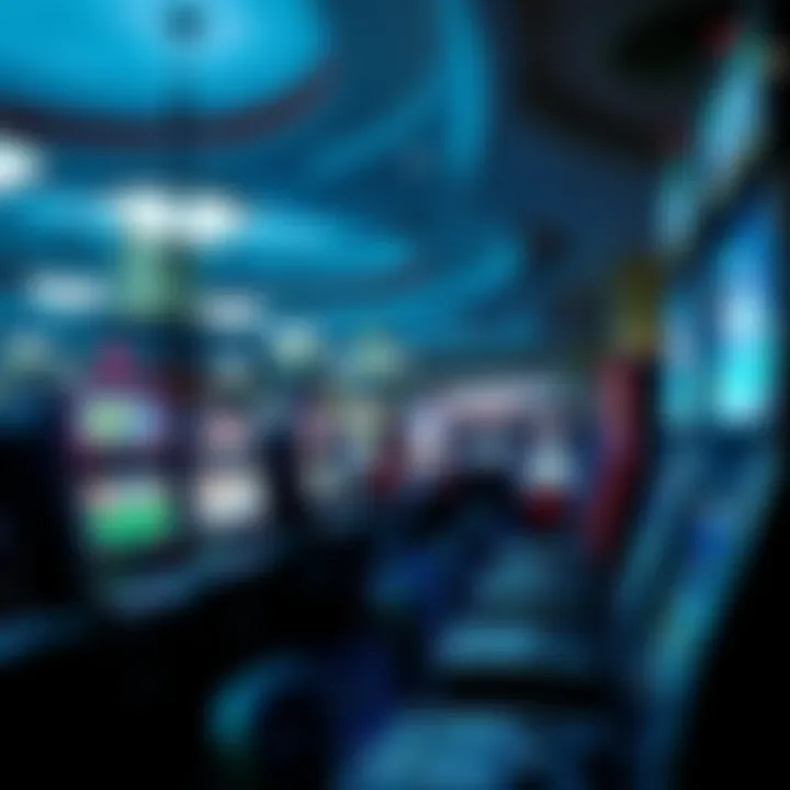 Diverse Gaming Options at MGM Casino Gaming floor with various slot machines