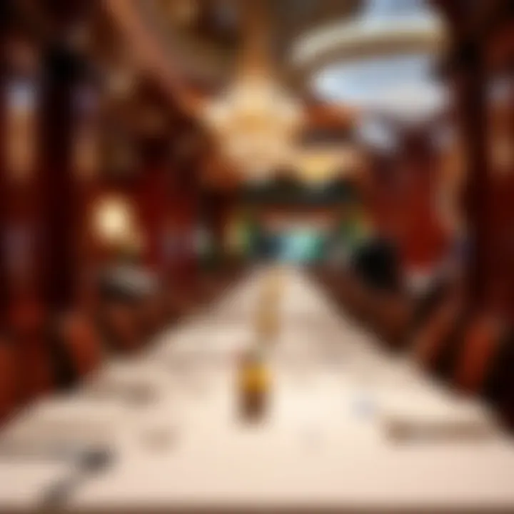 Culinary Delights: Dining at MGM Properties Elegant dining area within an MGM hotel