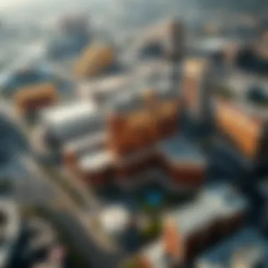 Aerial View of MGM Resorts Complex Aerial view of the sprawling MGM Resorts complex on the Strip