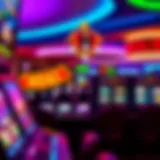 Vibrant casino interface showcasing new games