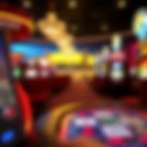 A captivating view of 777 Casino's virtual gaming landscape