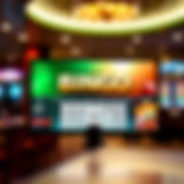 Modern online bingo platform interface