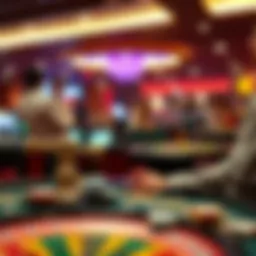 Visual representation of browser-based casino gaming