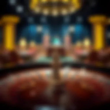 A digital representation of various online roulette game variations