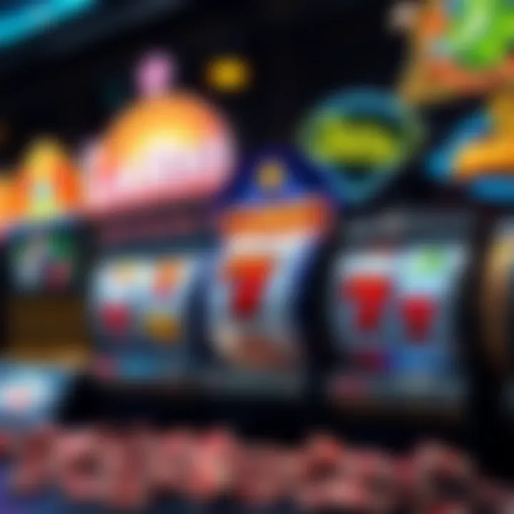 A collage of popular online slot games with unique symbols