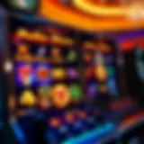 Vibrant online slot game interface showcasing various themes