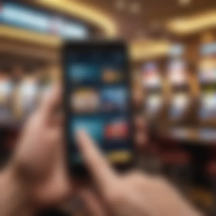 Concept of mobile payments for gambling