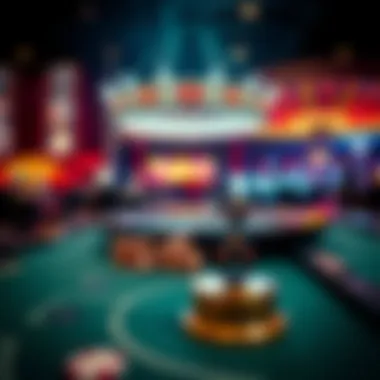 Security Features in Online Casinos An illustration showcasing online casino security features