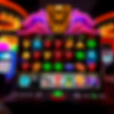 Advanced Online Slot Interface A modern online slot game interface displaying vibrant graphics and features