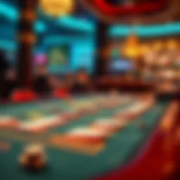 A vibrant digital table showcasing a game of Shanghai Rummy in progress, highlighting strategy and interaction.