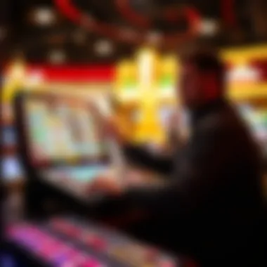 Visual representation of technology behind online gaming platforms