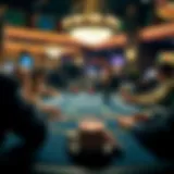 A digital representation of a Social 52 Poker table setup