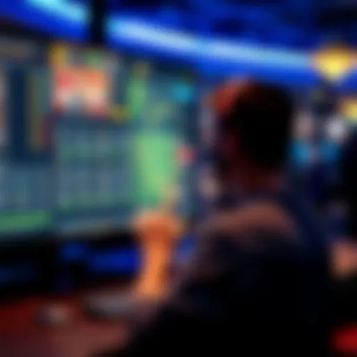 Navigating Sports Betting Interfaces A user navigating a sports betting website interface