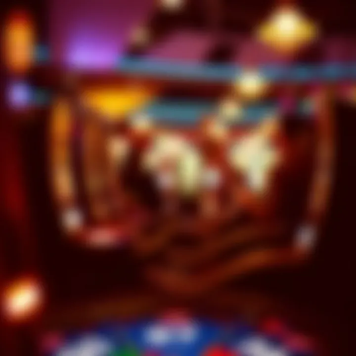 Illustration of diverse casino gaming options