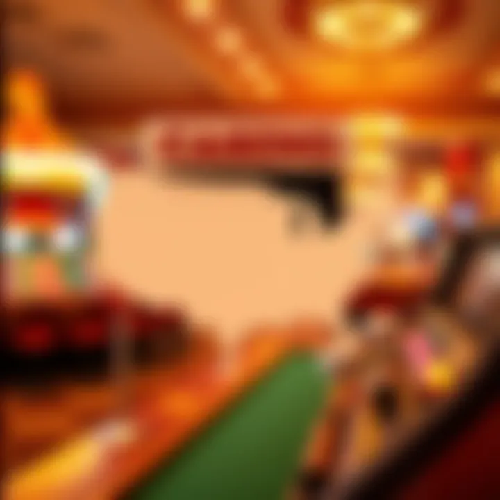 Diagram showcasing the economic impact of casinos