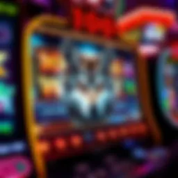 Stunning visuals of the 100 Wolves slot machine interface