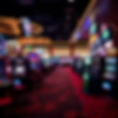 Inside a Bustling Arizona Casino Interior of a bustling casino showcasing various gaming options