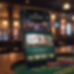 A stunning interface of a blackjack app on an iPhone