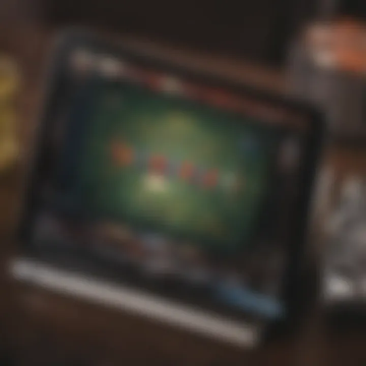 A comparison chart of top blackjack apps for iPhone