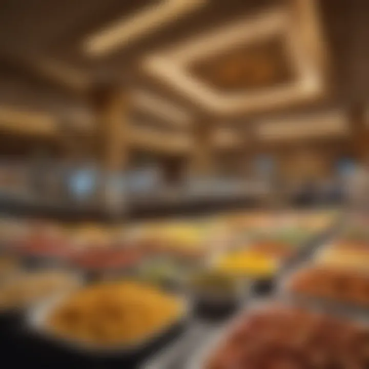 A vibrant spread of global cuisines showcasing the diversity of a Las Vegas buffet.