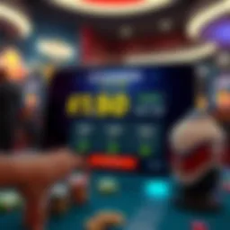 Exciting gaming interface showing potential earnings