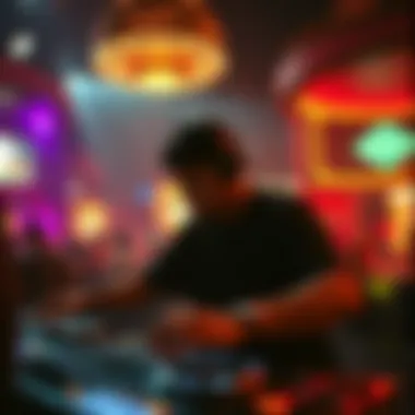 DJ performing at a popular Las Vegas club