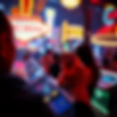 Vibrant nightlife scene in Las Vegas