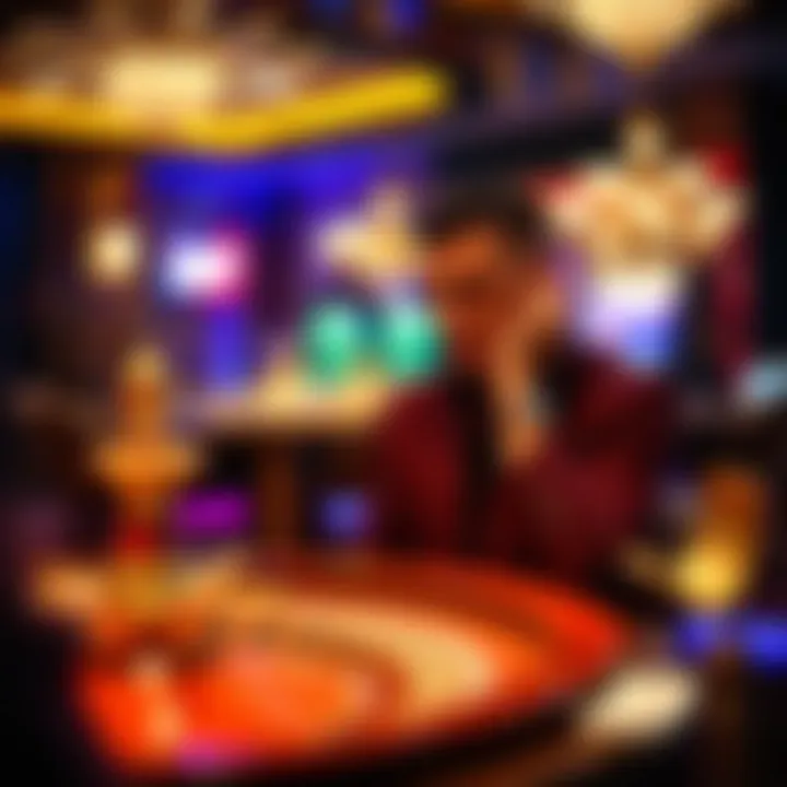 A player thoughtfully contemplating their number selection strategy