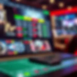 A sleek interface of a top online betting site