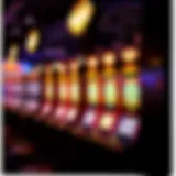 Vibrant slot machine display showcasing colorful graphics