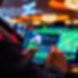 User navigating a sportsbook app on a mobile device