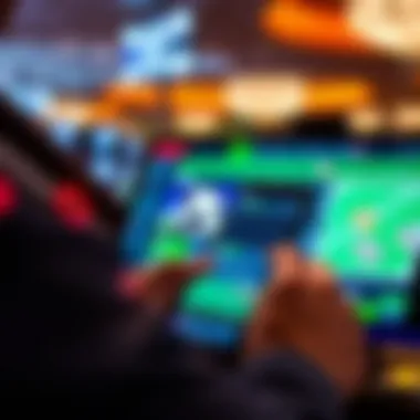 Navigating Sportsbook Apps User navigating a sportsbook app on a mobile device