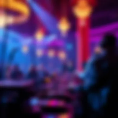 A unique DJ performance at a popular Las Vegas venue