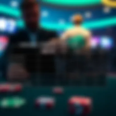 Comparison chart between online and traditional gambling methods