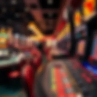 Variety of casino games showcasing options for players