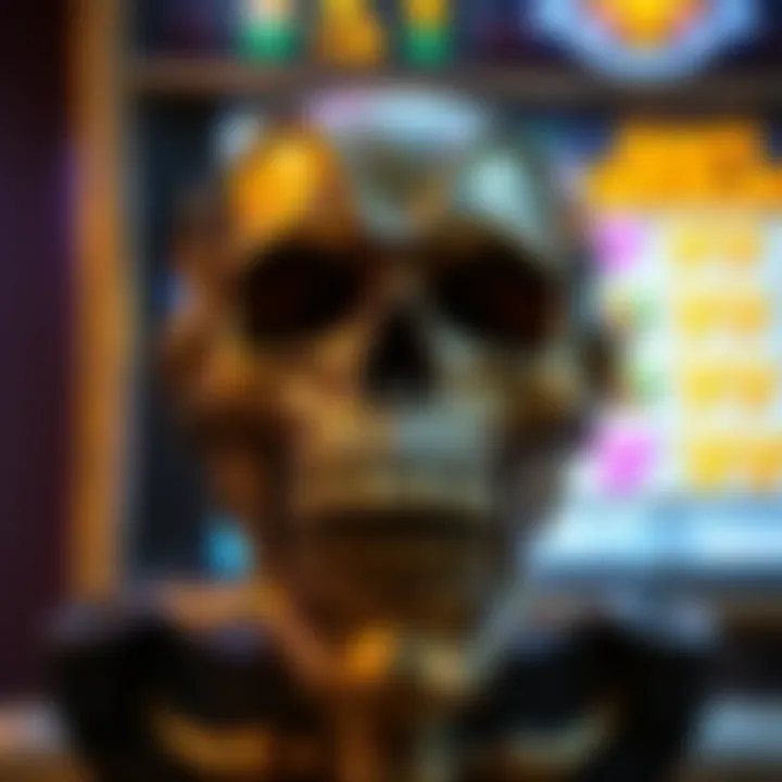 Theme representation in the Golden Skulls slot