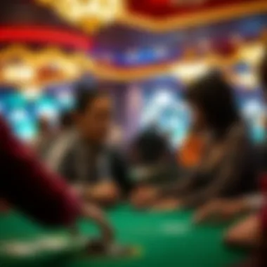 Diverse players engaging with the IGB game