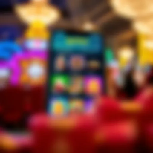 Mobile interface of Ignition Casino showing various game options