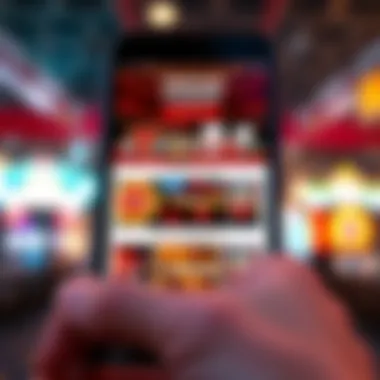 Promotional offers displayed on Ignition Casino mobile app