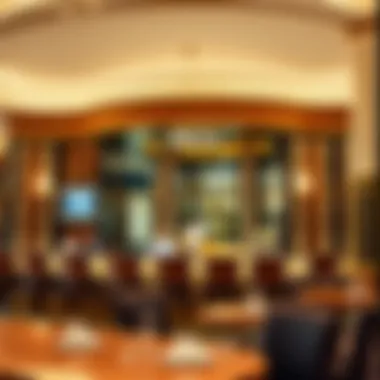Luxurious ambiance of the Mirage Bar showcasing its elegant design